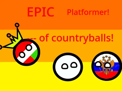 Epic Countryball Platformer logo - countryball characters in platform adventure