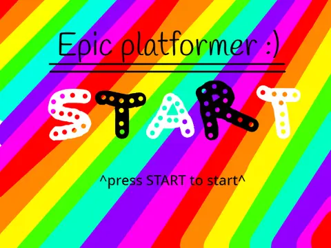 Epic Platformer logo - first shared game with 8 levels