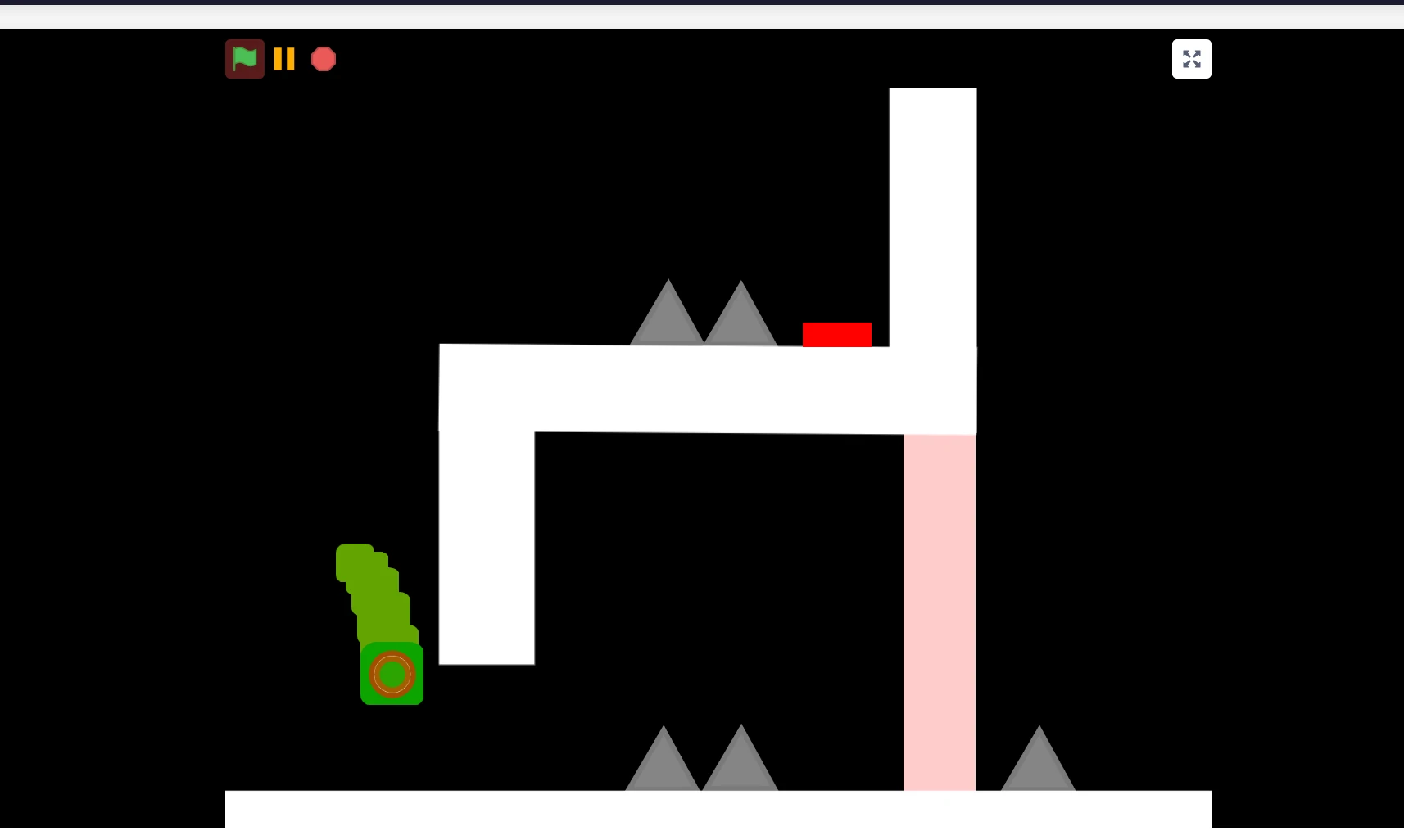 Keyboard controls demonstration for Escape a Platformer game