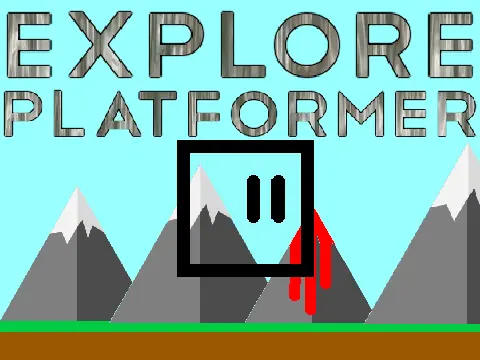 Explore Platformer game - avoid hazards like lava and quicksand