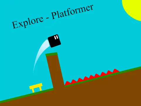 Screenshot or logo for the Explore - Platformer game