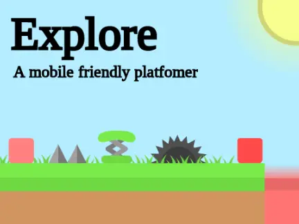 Logo and cover image for Explore - Platformer V3 game