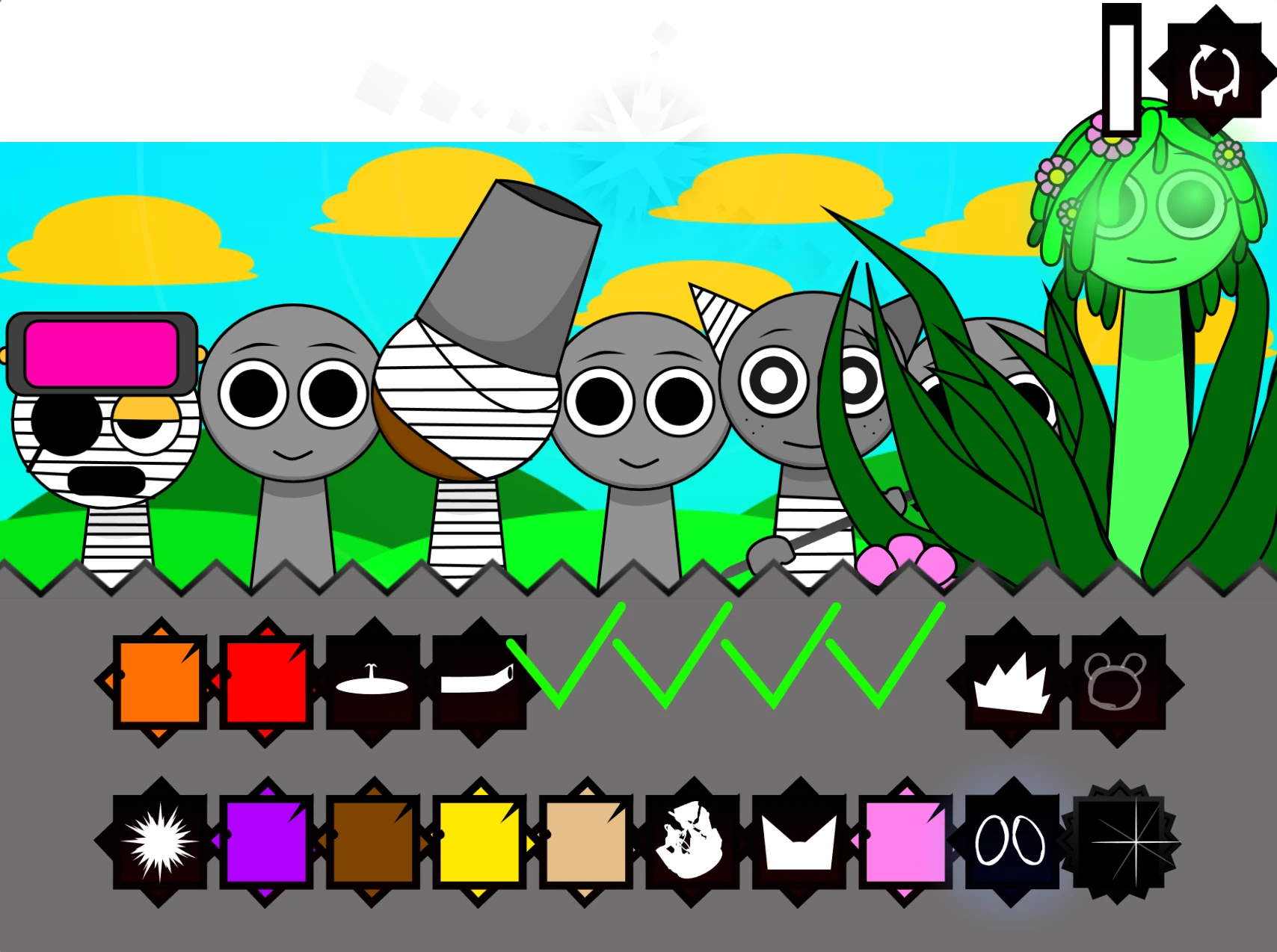 Fanmade Sprunki Definitive Phase 9 Alive complex composition