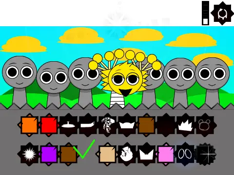 Fanmade Sprunki Definitive Phase 9 Alive music rhythm game characters