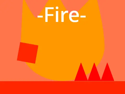 Fire - A Platformer game cover, inspired by Ice platformer, community loved