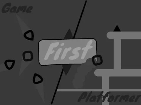 First Platformer logo - debut game of the Podium series with 20 platforming levels