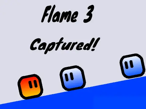 Flame 3 Captured logo - trending platformer with Star Wars inspiration