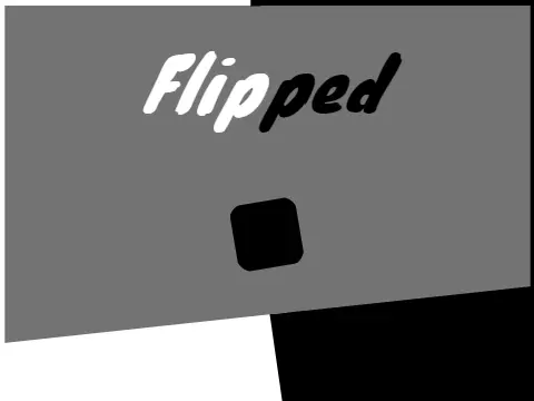 Flipped A Platformer logo showing flipped world concept