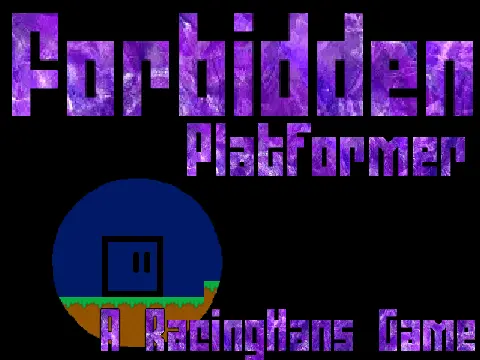 Logo for Forbidden Platformer game