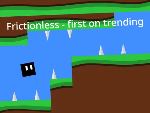 Frictionless - Platformer Game Logo