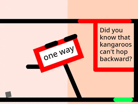 Fun Facts a Platformer 3 v1.6 logo cover with cube and teleport mechanics