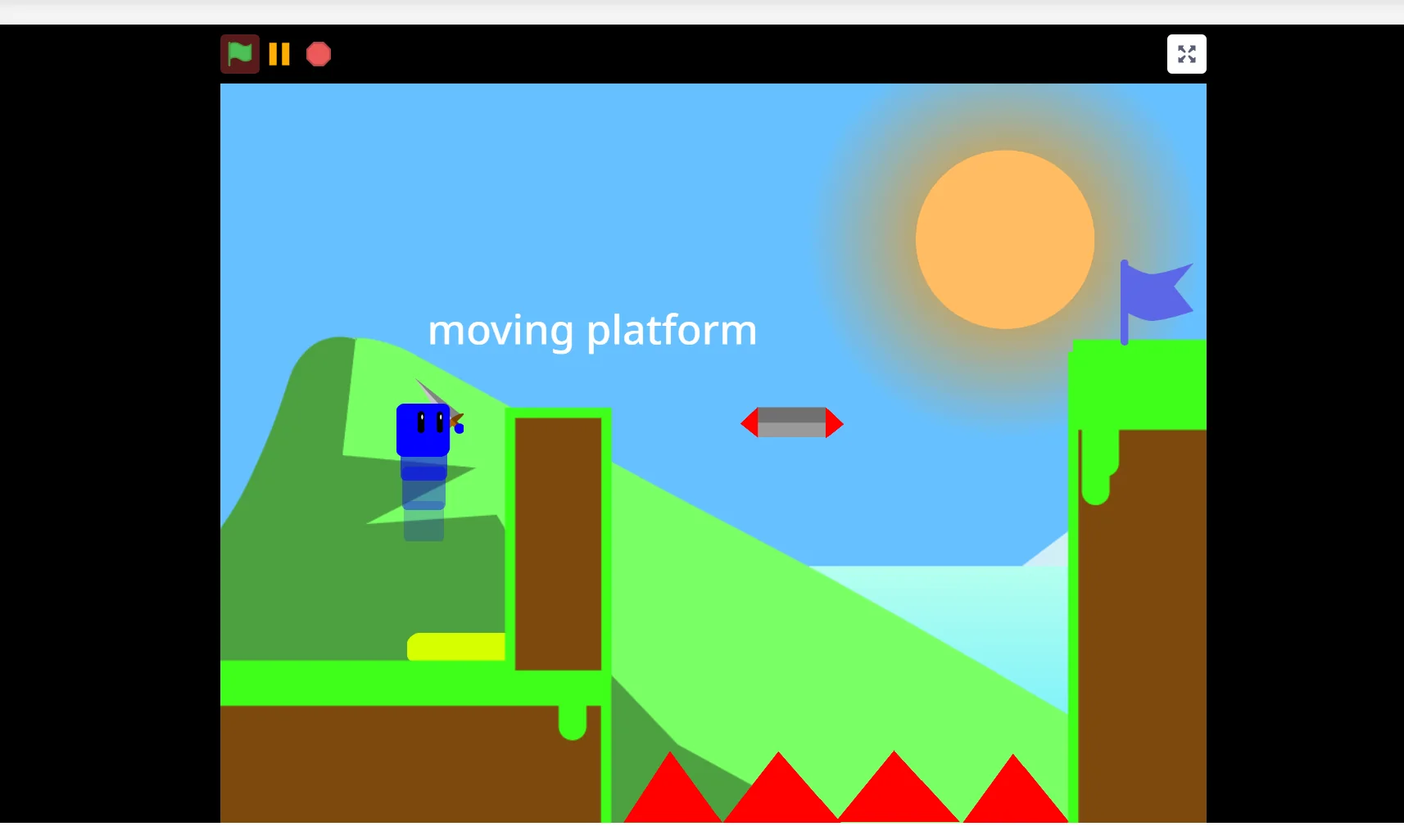 Gameplay of Game Platformer with a Sword