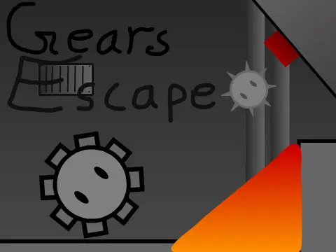 Gear's Escape Platformer game with mechanical gear character