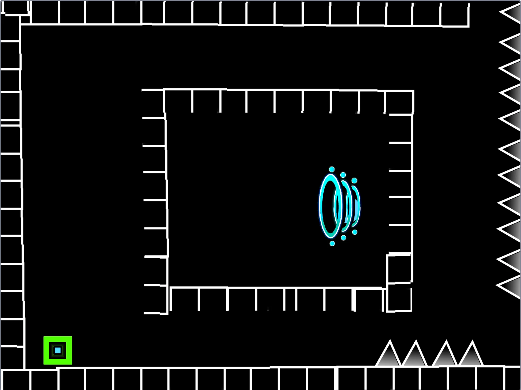 Geometry Dash a Platformer gameplay screenshot 7 with full level view