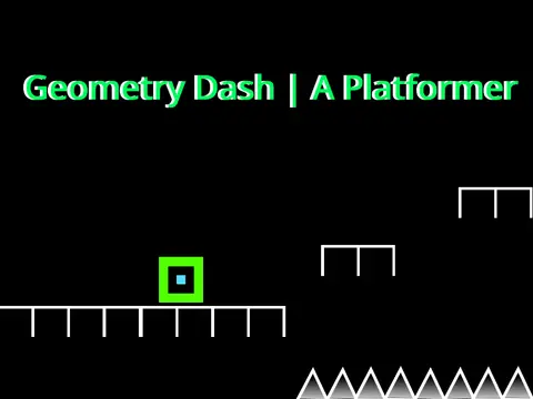 Geometry Dash a Platformer Logo