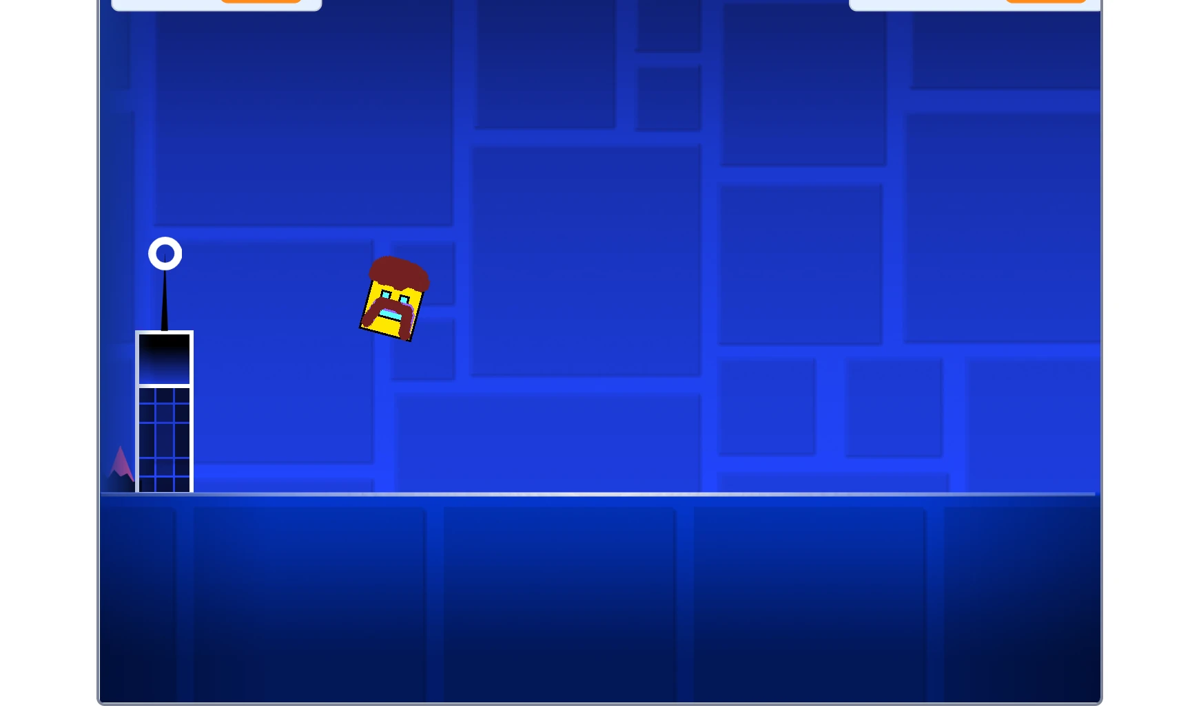 Geometry Dash Free mobile gameplay with touch controls