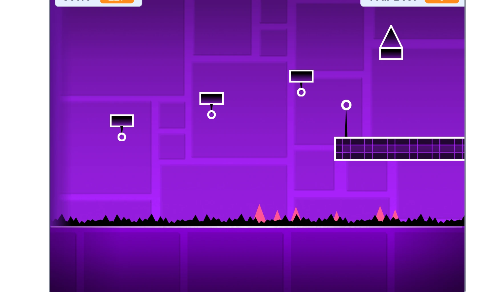 Geometry Dash Free challenging obstacle course