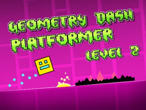 Geometry Dash Platformer Level 2 Logo