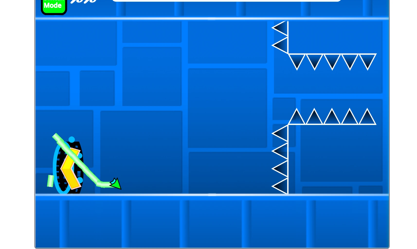 Geometry Dash Spam Wave Gameplay Screenshot 2