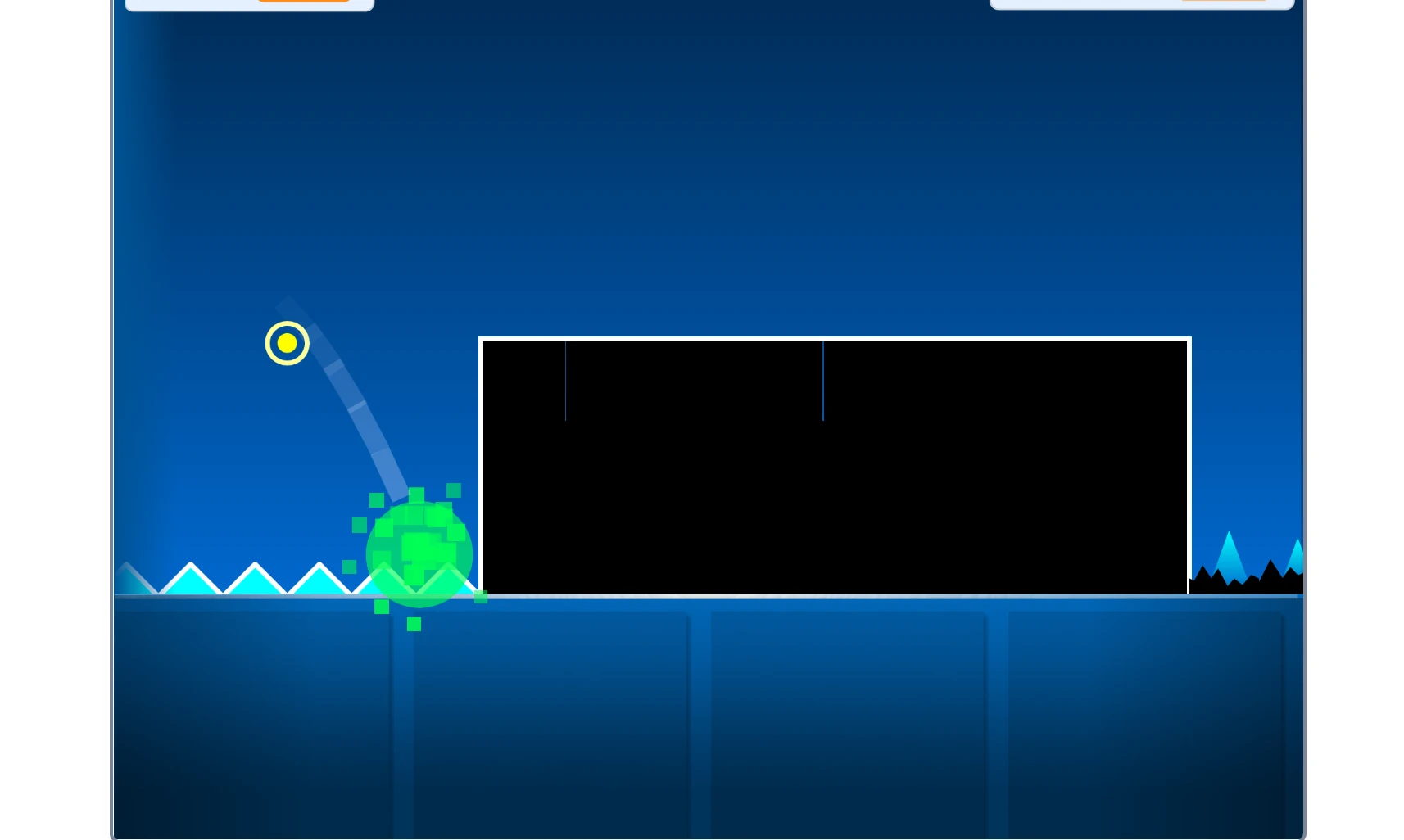 Geometry Dash Subzero Challenge Levels