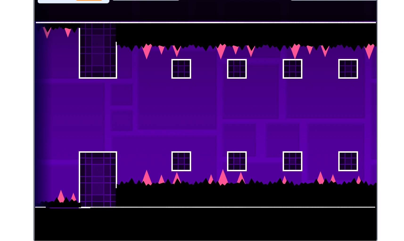 Geometry Dash World challenge screenshot