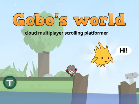 Play Gobo's World Multiplayer Platformer v5 online for free