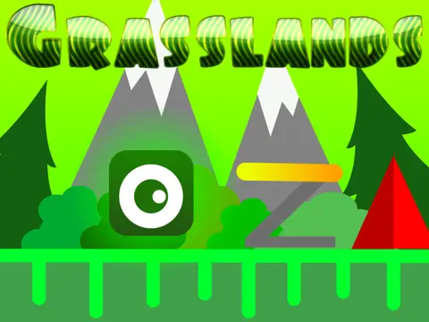 Grasslands a Platformer logo cover
