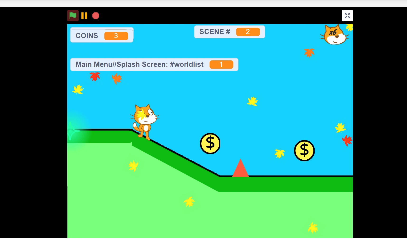 Grassly A Classic Platformer gameplay screenshot 2 with platforms and coins