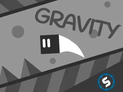 Gravity Platformer logo - gravity-switching platformer game
