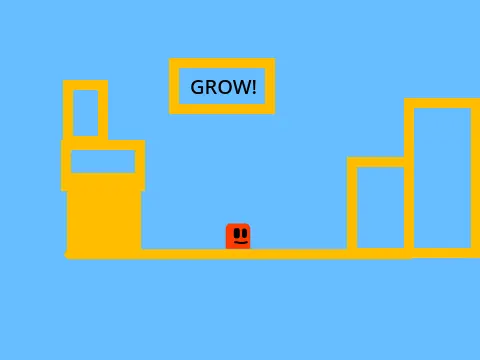 Logo for the Grow - Platformer game