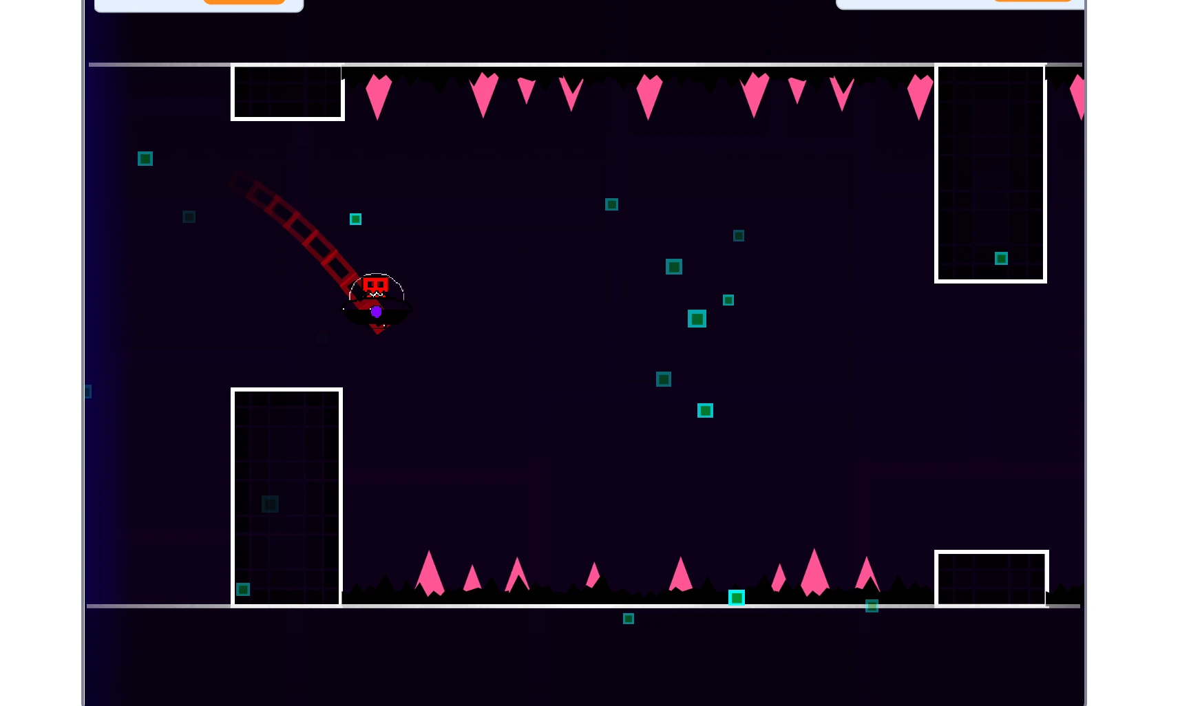 Géométrie Dash Gameplay Screenshot 1