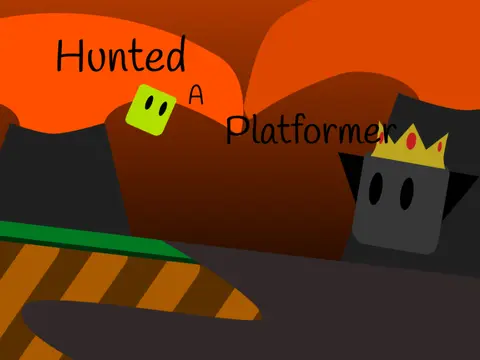 Hunted Platformer game logo featuring hunted theme