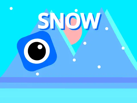 Ice platformer logo cover featuring slippery ice mechanics and Japanese title text