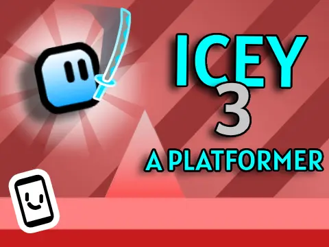Icey A Platformer game logo