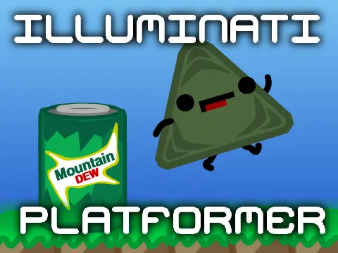 Logo for the Illuminati Platformer game