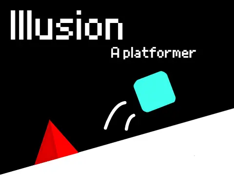 Logo for the Illusion - A Platformer game