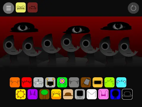 Incrediblx Sprunki Treatment Remix music creation game cover image