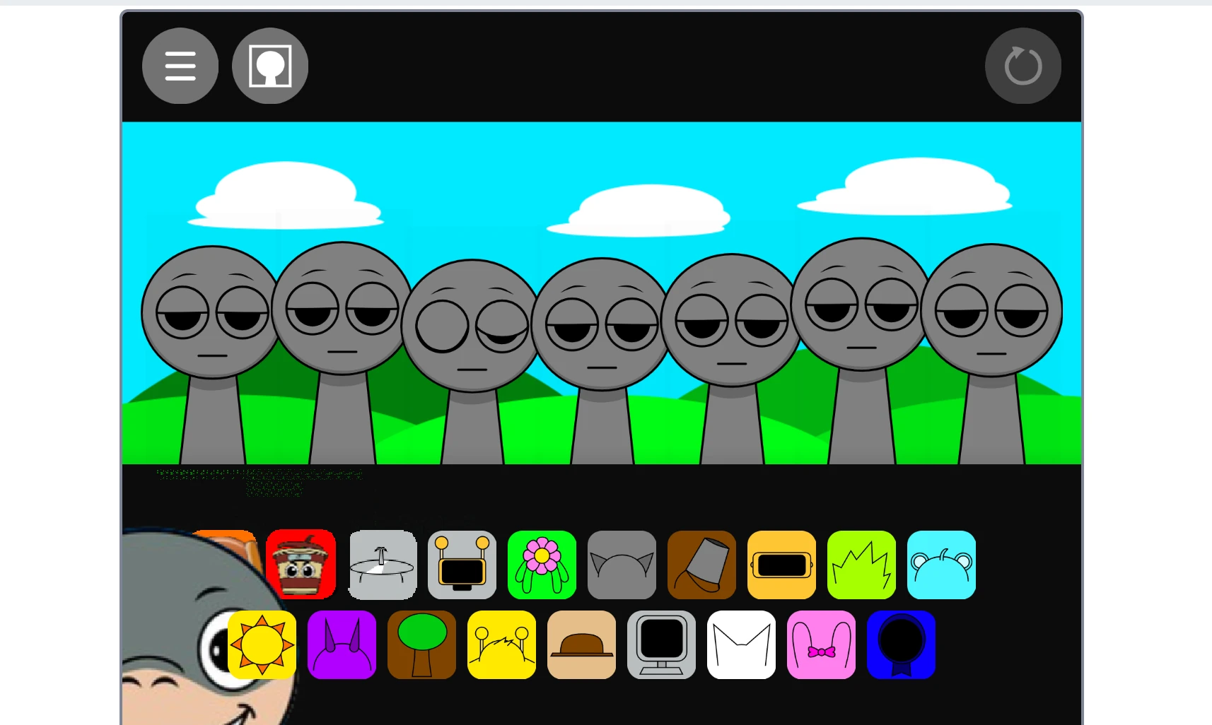 Italian Brainrot Sprunki gameplay with funny characters