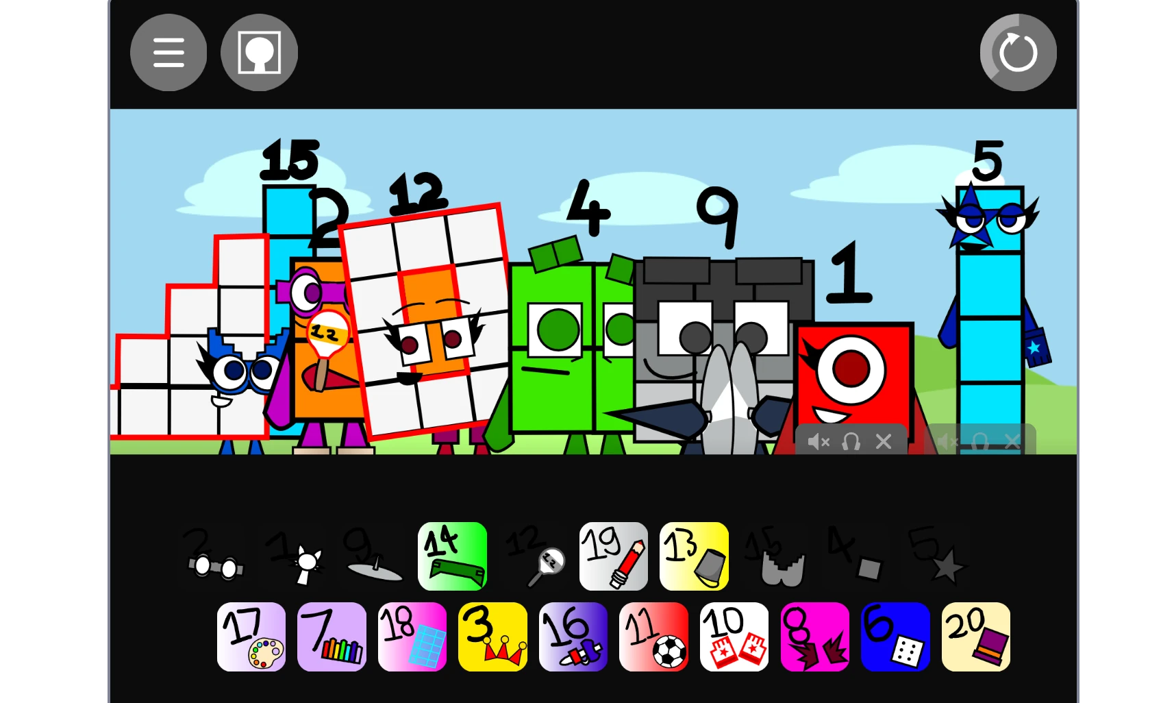 Mixing number sounds in Sprunki Numberblocks