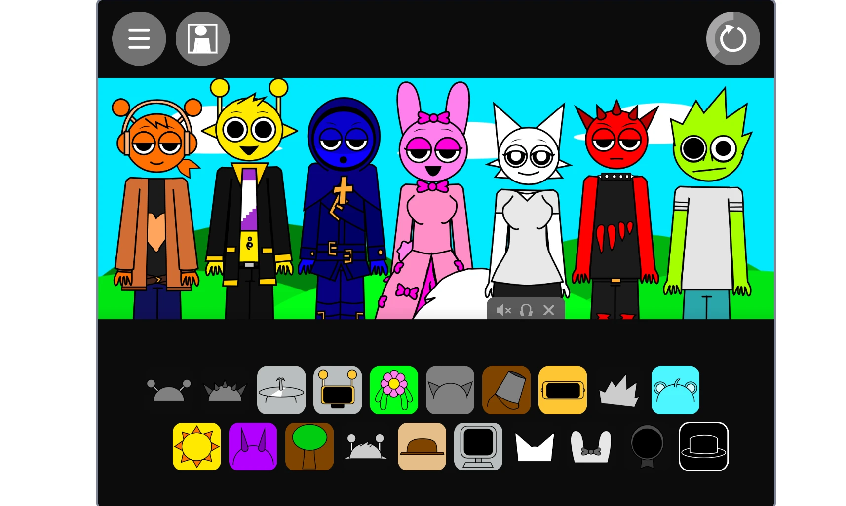 Incredibox Sprunki Human Edition gameplay mixing music