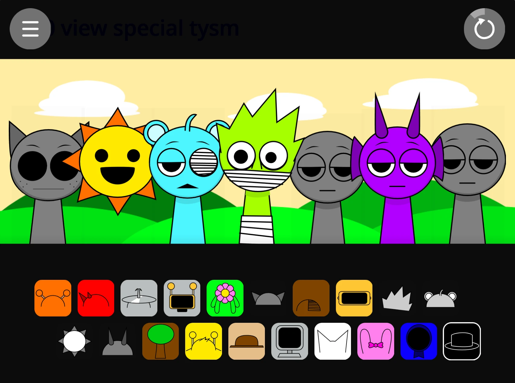 Incredibox Sprunki Infected V2 infected character effects