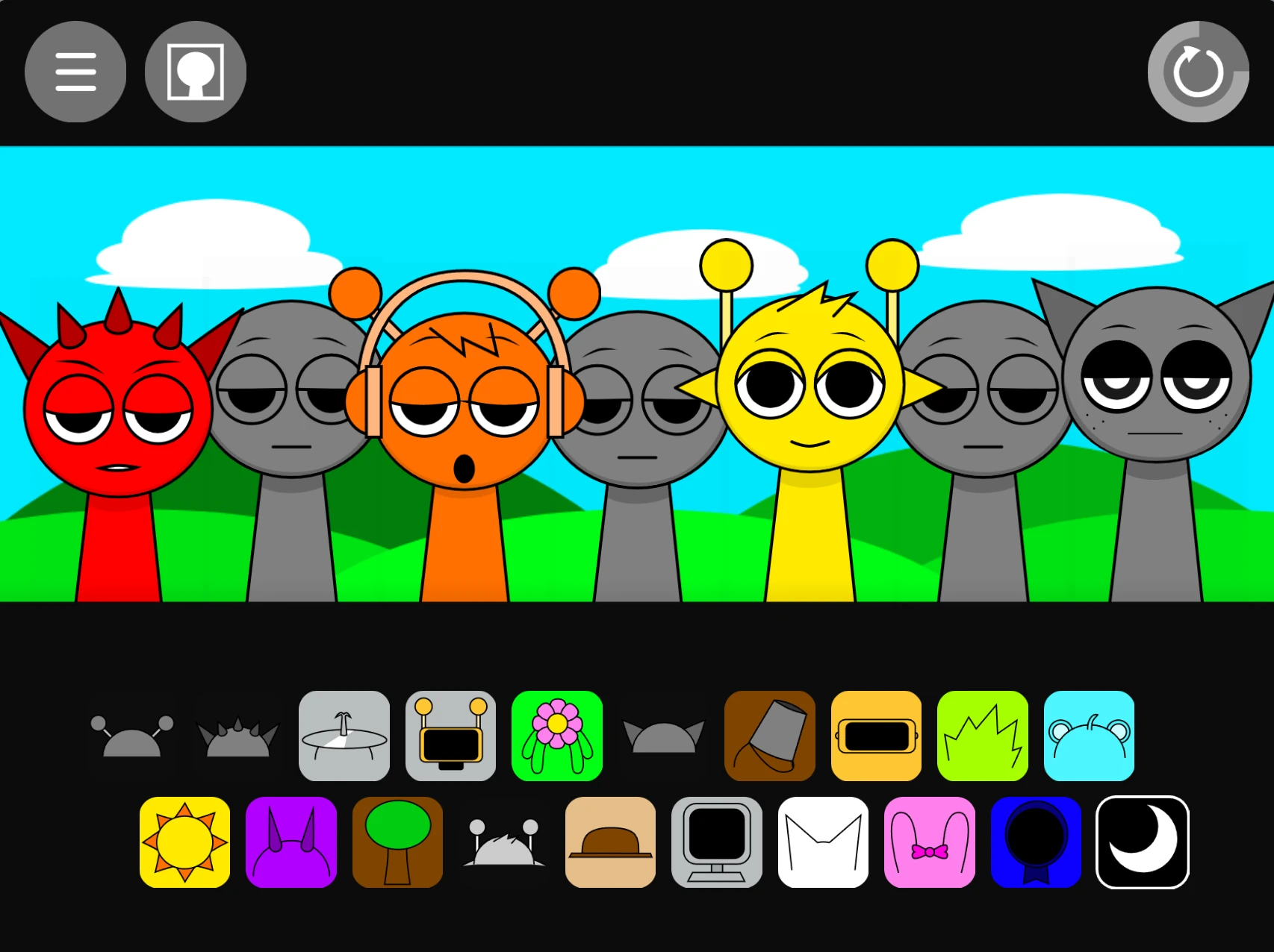 Incredibox Sprunki Night Time 3.0 dreamy music creation