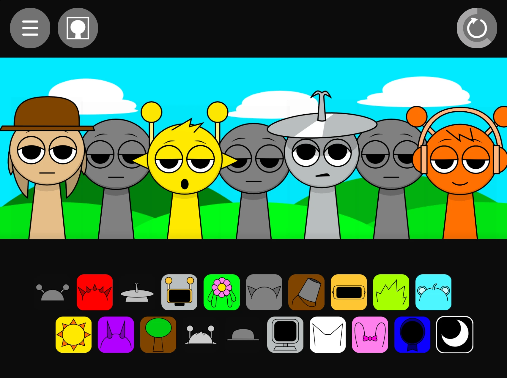 Incredibox Sprunki Night Time 3.0 moonlight music session