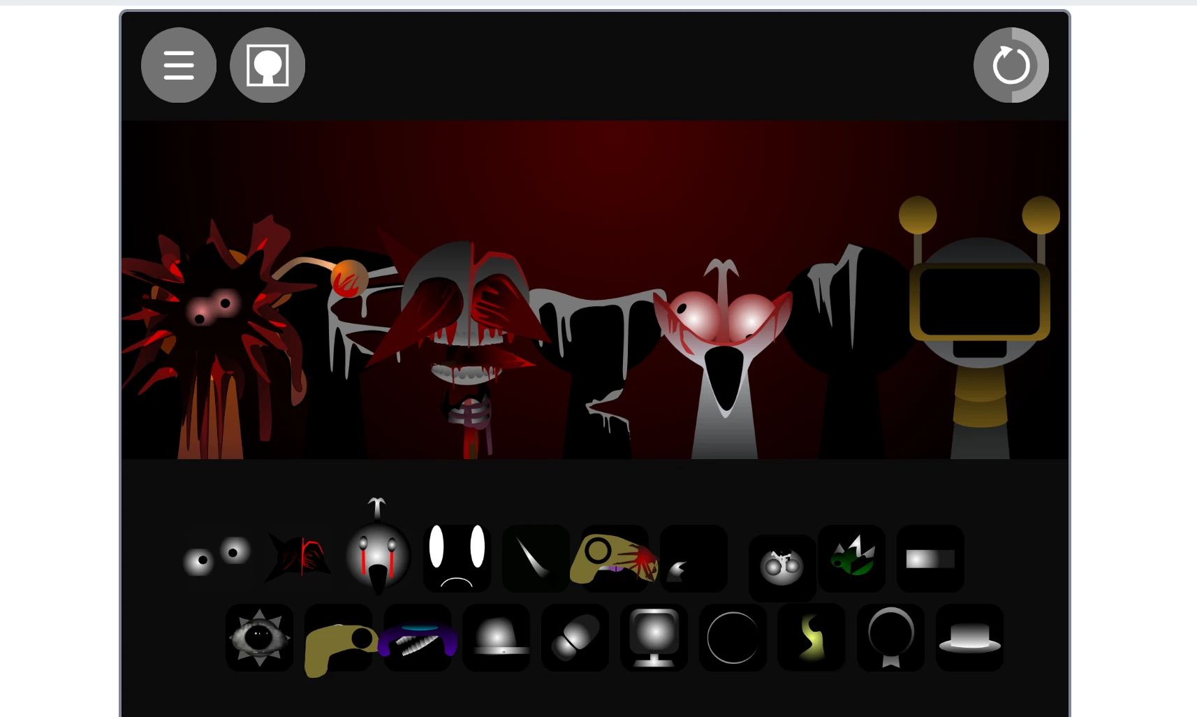 Character selection in Incredibox Sprunki Phase 3