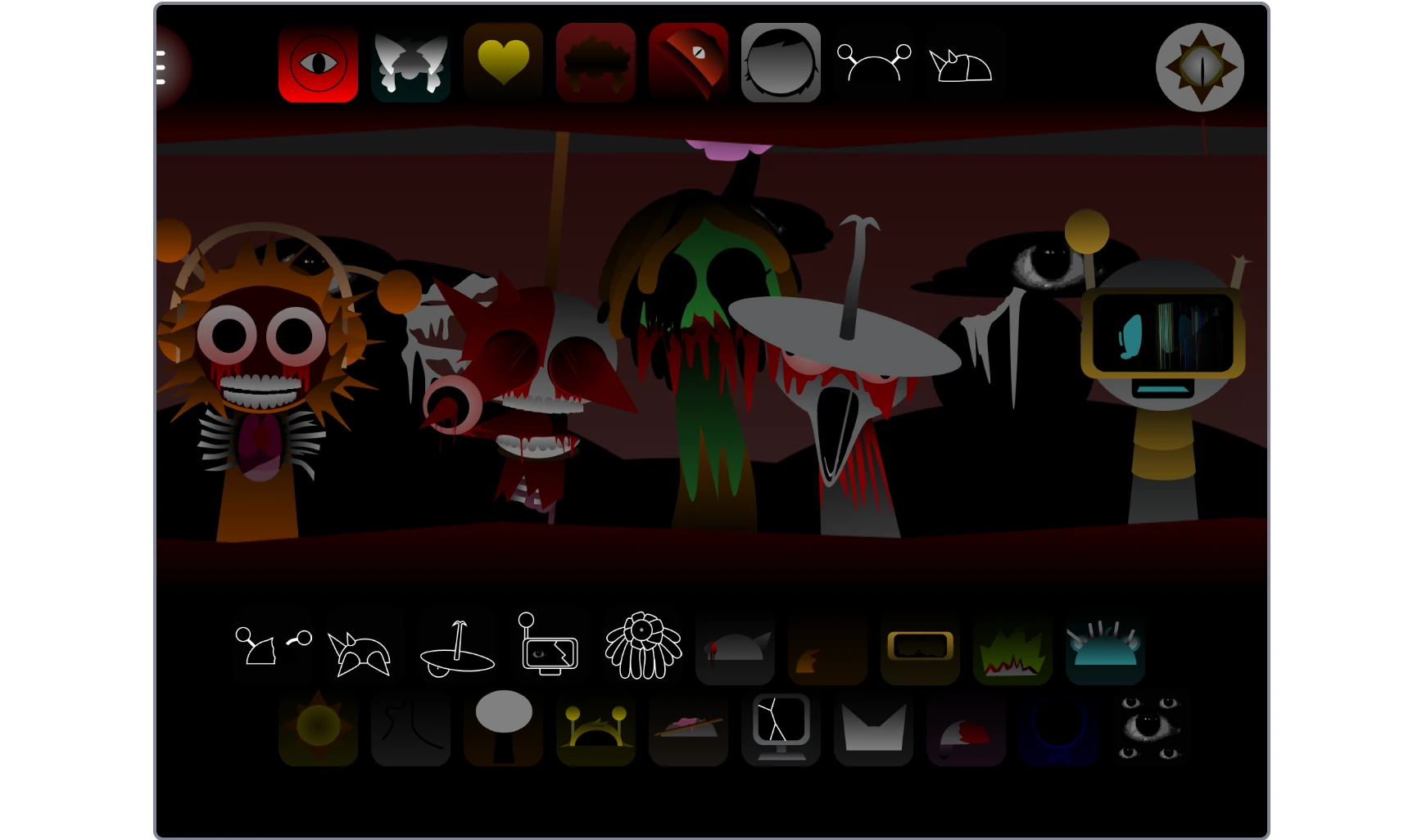 Dragging sound icons to Sprunki characters in Phase 3 Reimagined