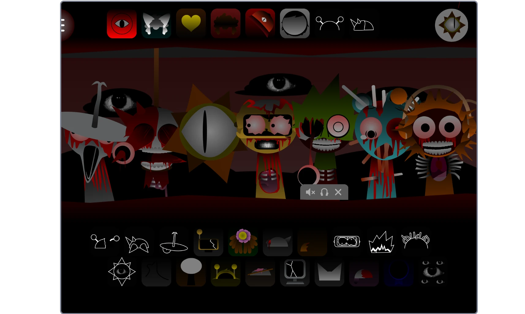 Different sound options available in Sprunki Phase 3 Reimagined