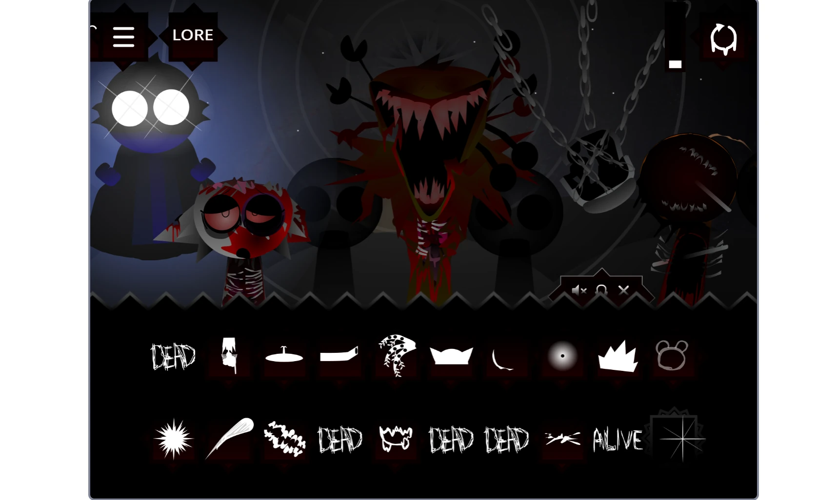 Music composition in progress in Sprunki Phase 9