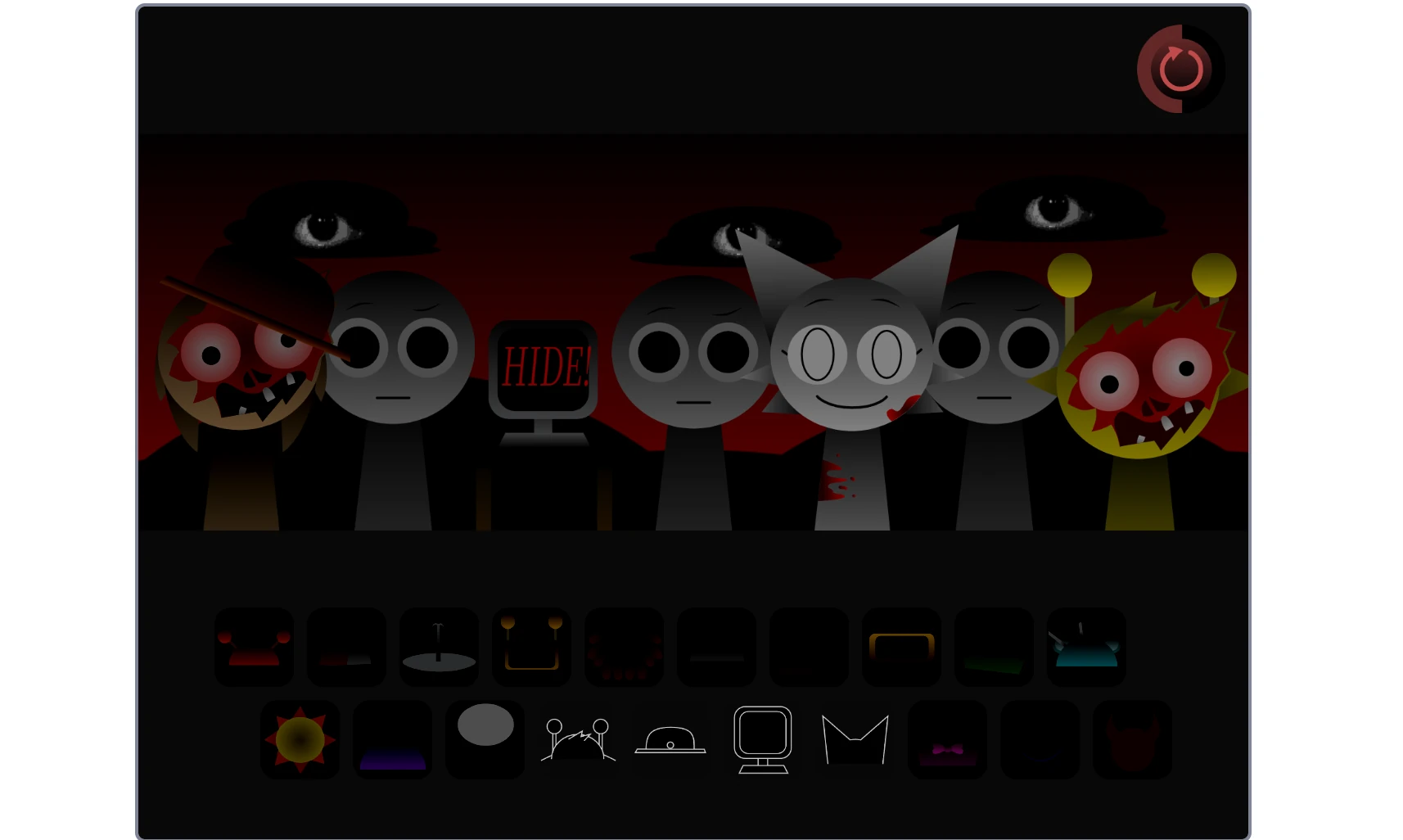 Incredibox Sprunki Pinki Treatment music creation examples