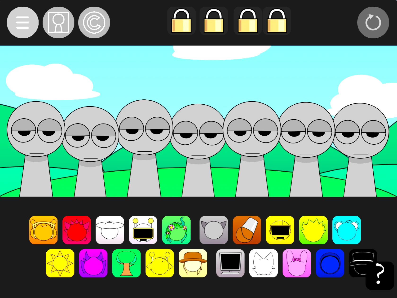 Incredibox Sprunki Pyramixed 0.9 custom animation gameplay