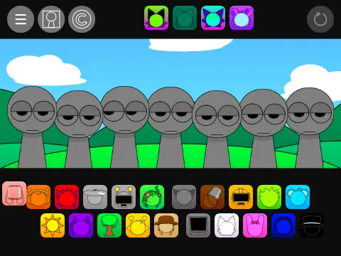 Incredibox Sprunki Pyramixed 0.9 OC Remix character customization music game